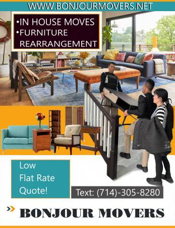 FURNITURE DELIVERY MOVERS-LABOR-MOVING HAULING LOCAL AFFORDABLE  (ALL ORANGE COUNTY•LA COUNTY•SAN BERNARDINO COUNTY)