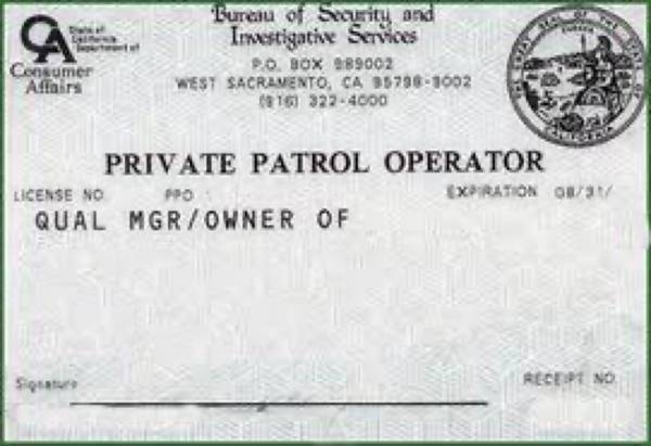 Do you need help starting a PPo security company? (Los angels/orange county/san bernardino)