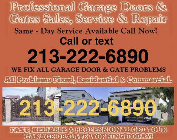 Antelope Garage Door Repair & Gate Repair Call/Text today 213-222-6890 (Antelope Valley)