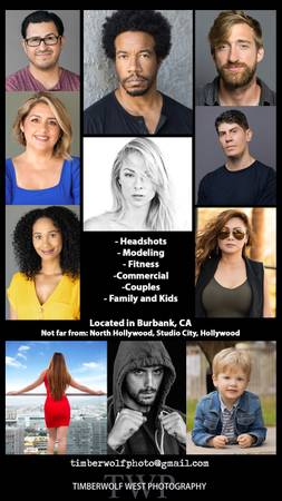 Headshots, fitness, couples and family photos. (Burbank)