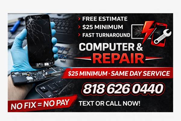 LIQUID DAMAGE -MAC REPAIR- LAPTOP REPAIR=-COMPUTER REPAIR-FREEQUOTE (NORTHRIDGE / SFV)