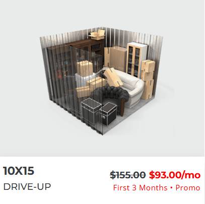 $93 10x15 for 40% off - Just $93 per month Call Today! (Tehachapi)