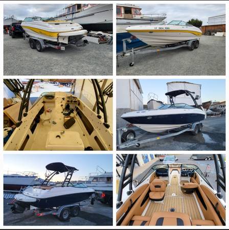 BOATYARD GEL COAT FIBERGLASS REPAIR, BOTTOM PAINT TRANSOM REPAIR (San Diego)
