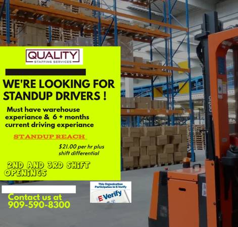 STAND-UP REACH DRIVERS (CHINO)