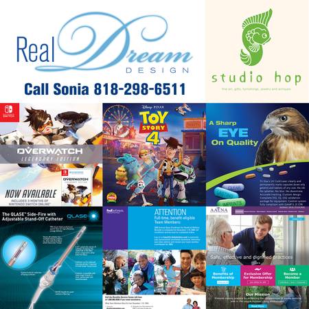 GRAPHIC DESIGN SERVICES - Print & Digital - EXPERIENCED & AFFORDABLE (Northridge)