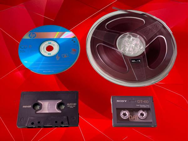 Audio Transfers – Audio cassette, DAT, Reel to Reel, CD (Valencia)