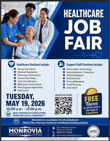 Healthcare Career Fair With Over 30 Employers All in One Spot in Monrovia