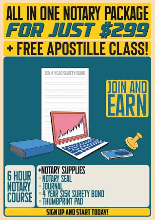 Become a notary get notary jobs (San Fernando)
