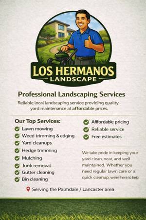 Yard Cleanups TODAY – Lawn Care, Gutters, Junk Removal – Best Prices AV (Lancaster)