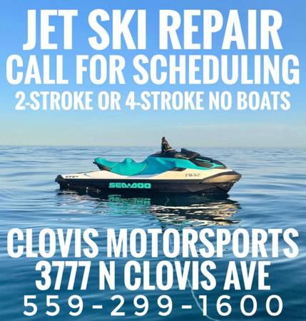 Get your jet ski ready for the lake (Clovis)