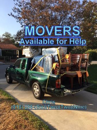 Movers  Labor  Handyman  Hoist  (Tarzana, Reseda, Burbank, Sunland, Altadena.)