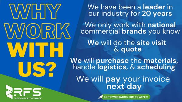 SUBCONTRACTOR CREWS WANTED – COMMERCIAL RESTAURANT CONSTRUCTION