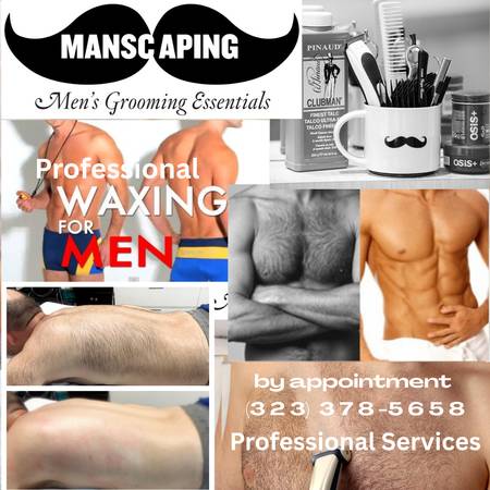 PAINLESS WAX MANSCAPING INGROW HAIR  SCRUB MASSAGE  FACIAL (LANCASTER CA. LOS ANGELES GRANADA HILLS)