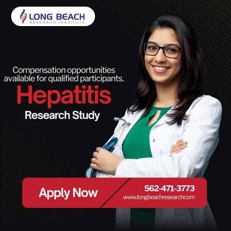 Earn Up to $3,300 by Joining Our Hepatitis Study (Long Beach)