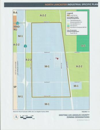 $500 / 10700ft2 - 10700 SQF. LITE INDUSTRIAL EMPTY LOT FOR RENT (LANCASTER, CA.)
