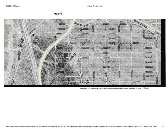 $6,500 / 7500ft2 - LOT FOR SALE (MOJAVE CITY, CA.)