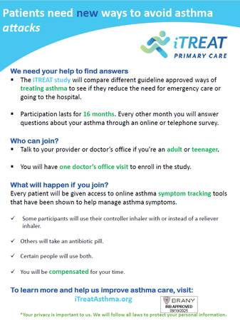 Paid Clinical Trial For Asthma Participants (Granada Hills)