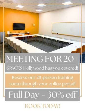28-Person Training Room! Book Today! (Hollywood)