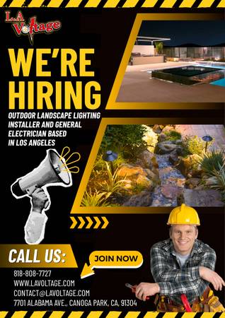 Hiring Landscape Lighting Installer and Electrician in LA (Los Angeles)