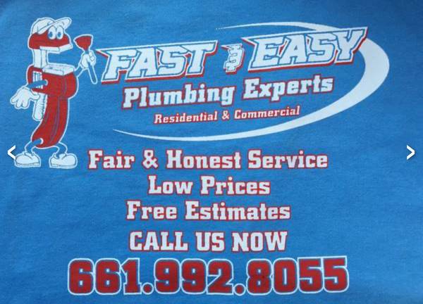 plumbing & Rooter .. drain cleaning $95 *water heaters*license plumber (All the antelope valley free estimates call now)