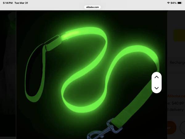 Dog walkers joggers nightlight led dog collars