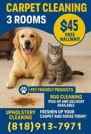 Carpet Cleaning, Sofa Cleaning, Call NANCY Today!!! (TRUCK-MOUTED SYSTEM .Free Deodorizer )