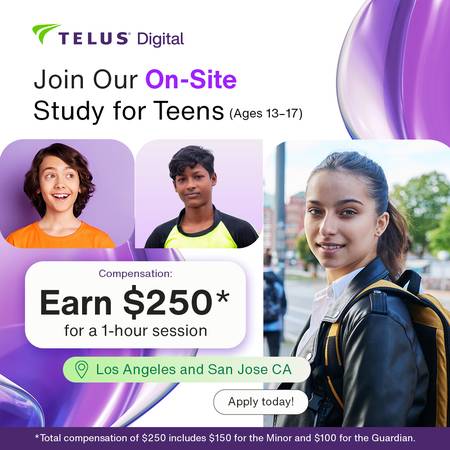 Hiring Now! Earn $150 in 1 Hour – Research Participants Needed