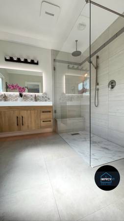 Bathroom & Interior REMODELING Shower Remodel  (Rancho Cucamonga, Corona, Claremont, La Verne)
