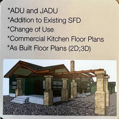 ADU-JADU and As Built,Change of Use (AutoCAD)