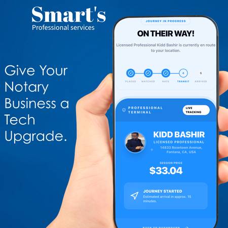 Mobile Notaries Wanted: New Real-Time Dispatch App (Beta) (San Bernardino)