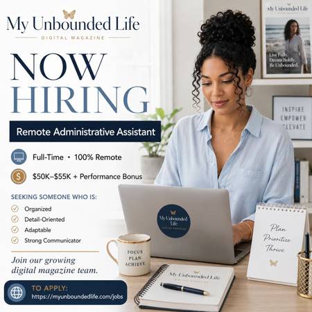 Remote Administrative Assistant Needed for Online Magazine (Remote)