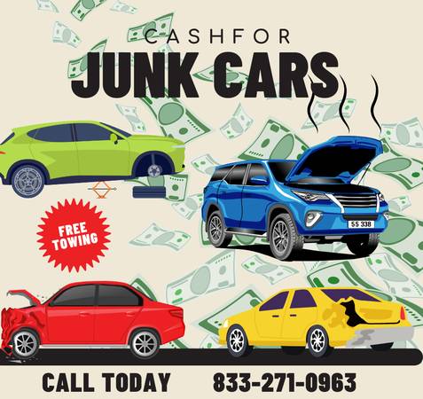 Cash for Junk Cars with Free Tow Away (Bakersfield)