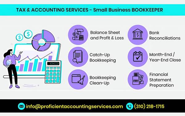 BOOKKEEPER for Small Business - TAX PREP, PAYROLL & BOOKKEEPING (Pasadena, Glendale, & San Gabriel Valley surrounding areas)