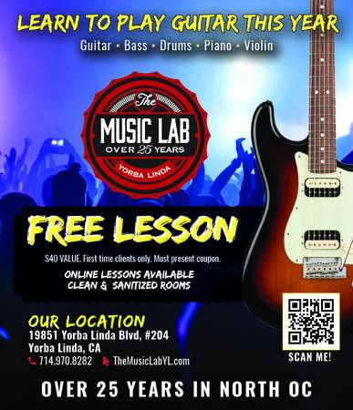 Violin and Piano Teacher Wanted ASAP in Yorba Linda