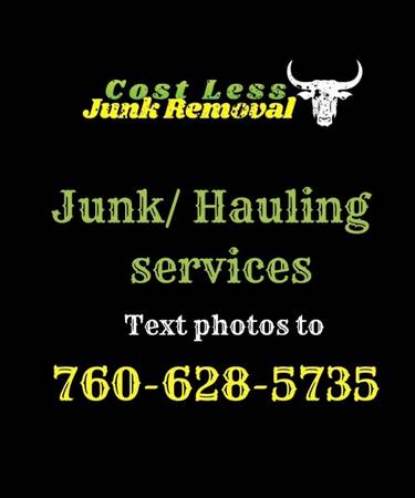 High desert junk removal same day service (Victorville, hesperia, apple valley, helendale)
