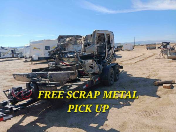 FREE SCRAP METAL PICK UP FOR FREE //WE ALSO BUY JUNKS CARS (ALL ANTELOPE VALLEY & ALL KERN COUNTY)