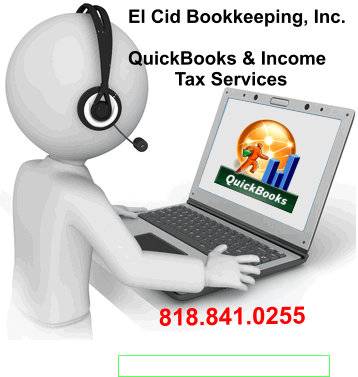 Bookkeeping or  Income Tax Services (QuickBooks Bookkeeping)