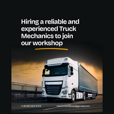 Diesel Truck Mechanic Needed -- (BLOMMINGTON)