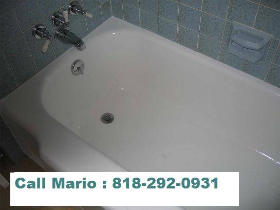 BATHTUB / SHOWER reglazing tub refinishing sink tile repair reglaze (LA & SFV)