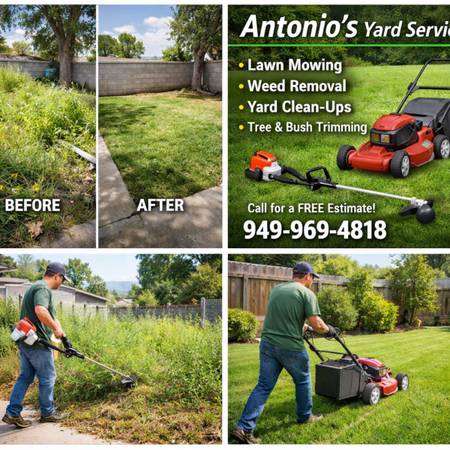 ANTONIO’S YARD SERVICE  (Pamldale lancaster CA.)
