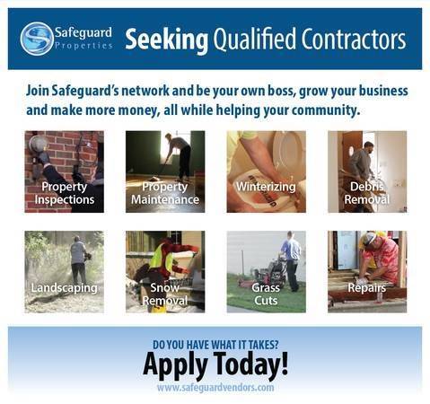 Property Preservation Maintenance Vendors Needed (Porterville, CA)